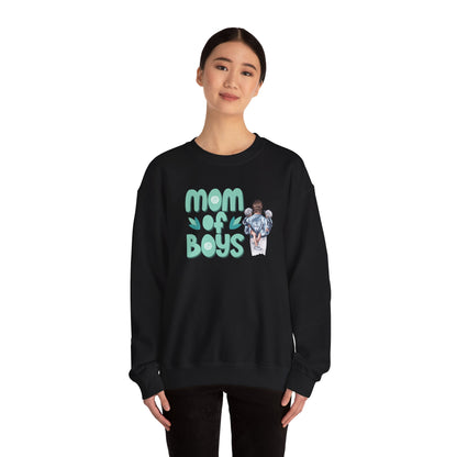 Mom of Boys: "Double the Love, Double the Trouble" Crewneck Sweatshirt - Cute Gift for Moms, Mother's Day gift , Birthday Gift Ideas