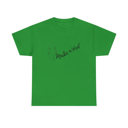 Make a Wish T-shirt, dandelion seeds tee