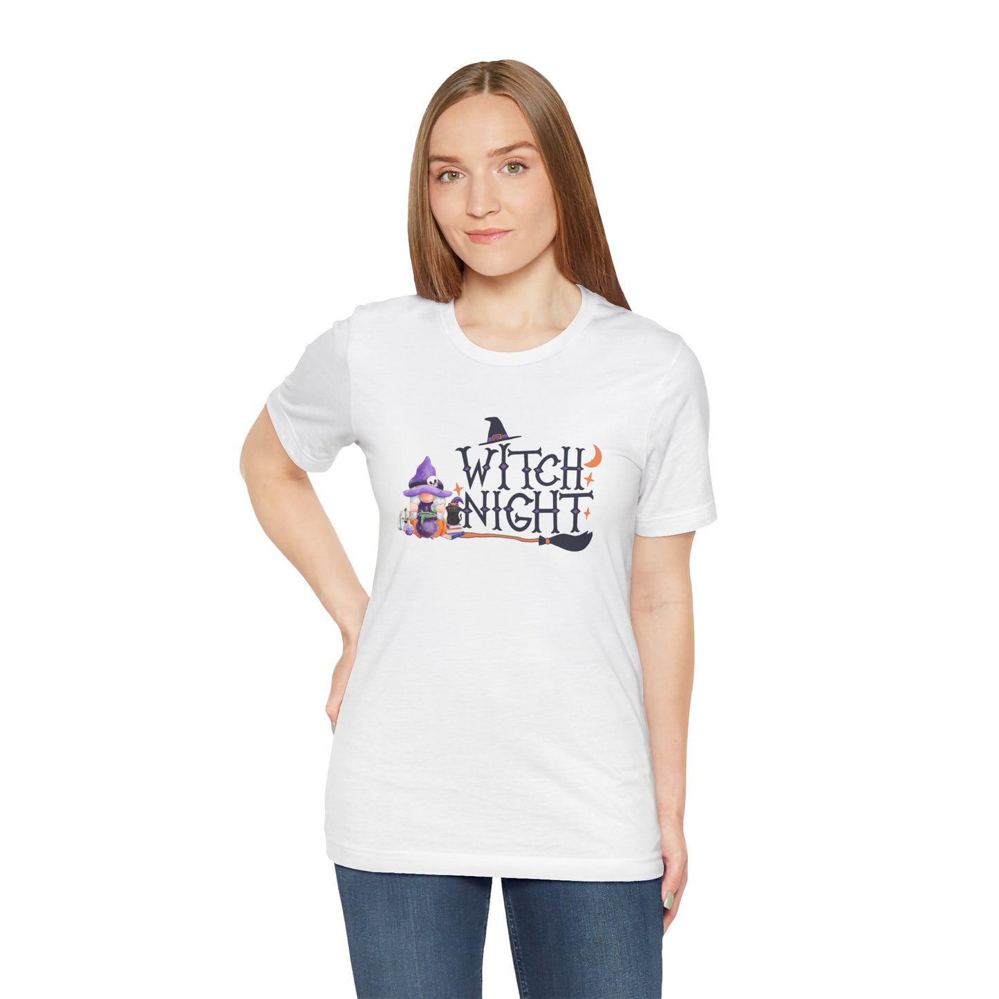Witch Night Gnome Tee Spooky, Whimsical, and Full of Charm T-Shirt