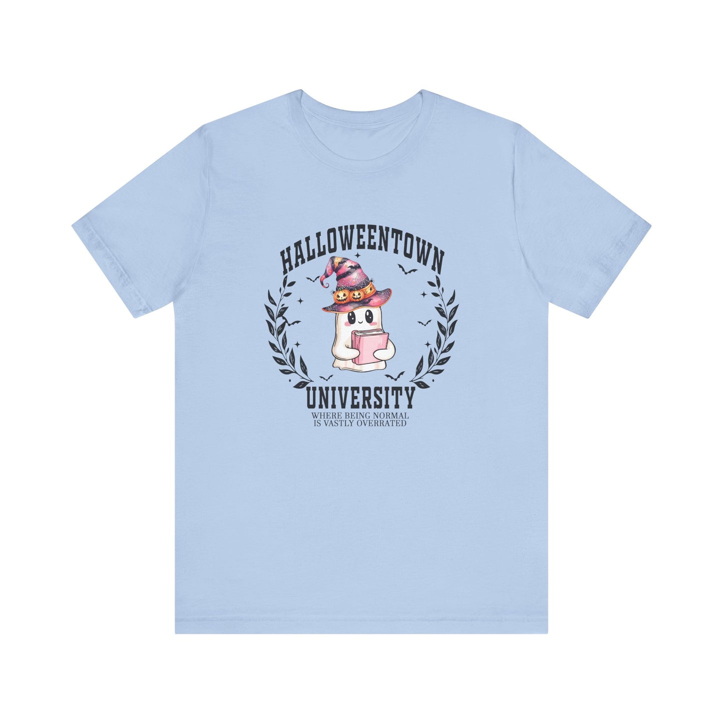 Halloweentown University Ghost Tee Cute, Quirky Proudly Not Normal Halloween T-Shirt, Unisex Tee, Perfect for Halloween Parties, Costume