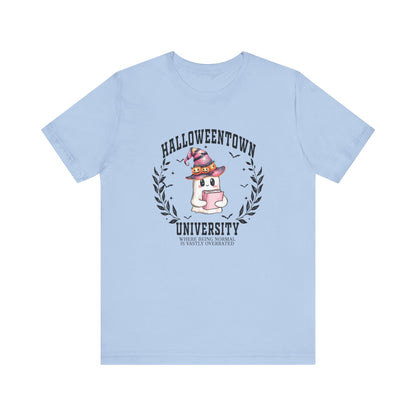 Halloweentown University Ghost Tee Cute, Quirky Proudly Not Normal Halloween T-Shirt, Unisex Tee, Perfect for Halloween Parties, Costume