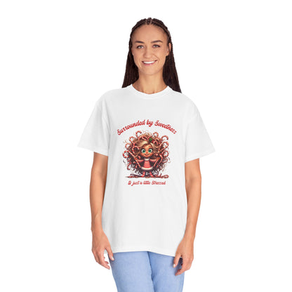 Sweet but Stressed Tee – Candy Cane Chaos in Style!