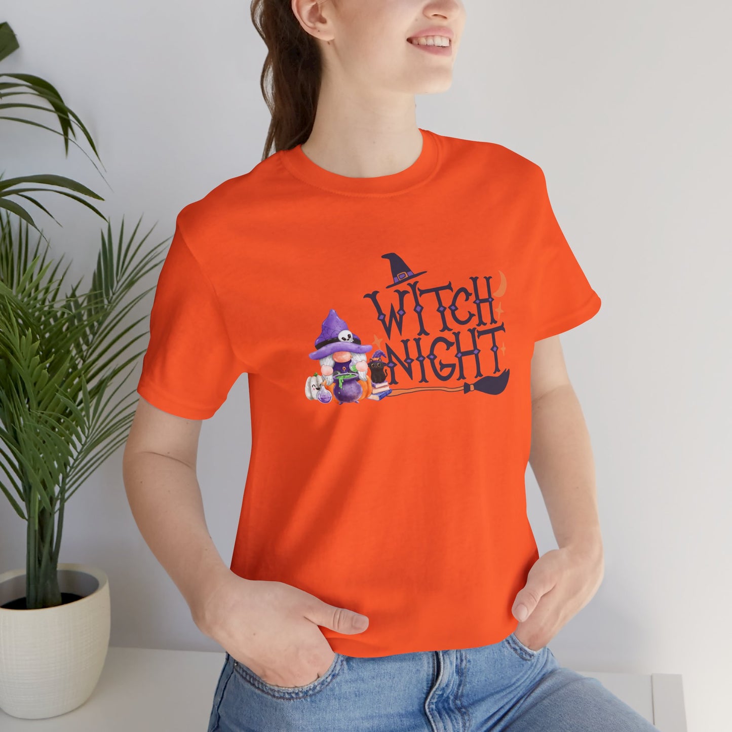 Witch Night Gnome Tee Spooky, Whimsical, and Full of Charm T-Shirt