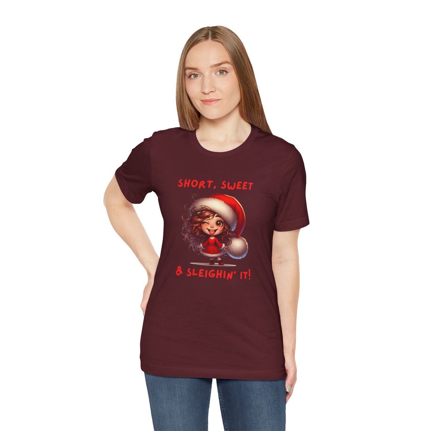 Short & Sweet Sassy Elf Holiday Tee