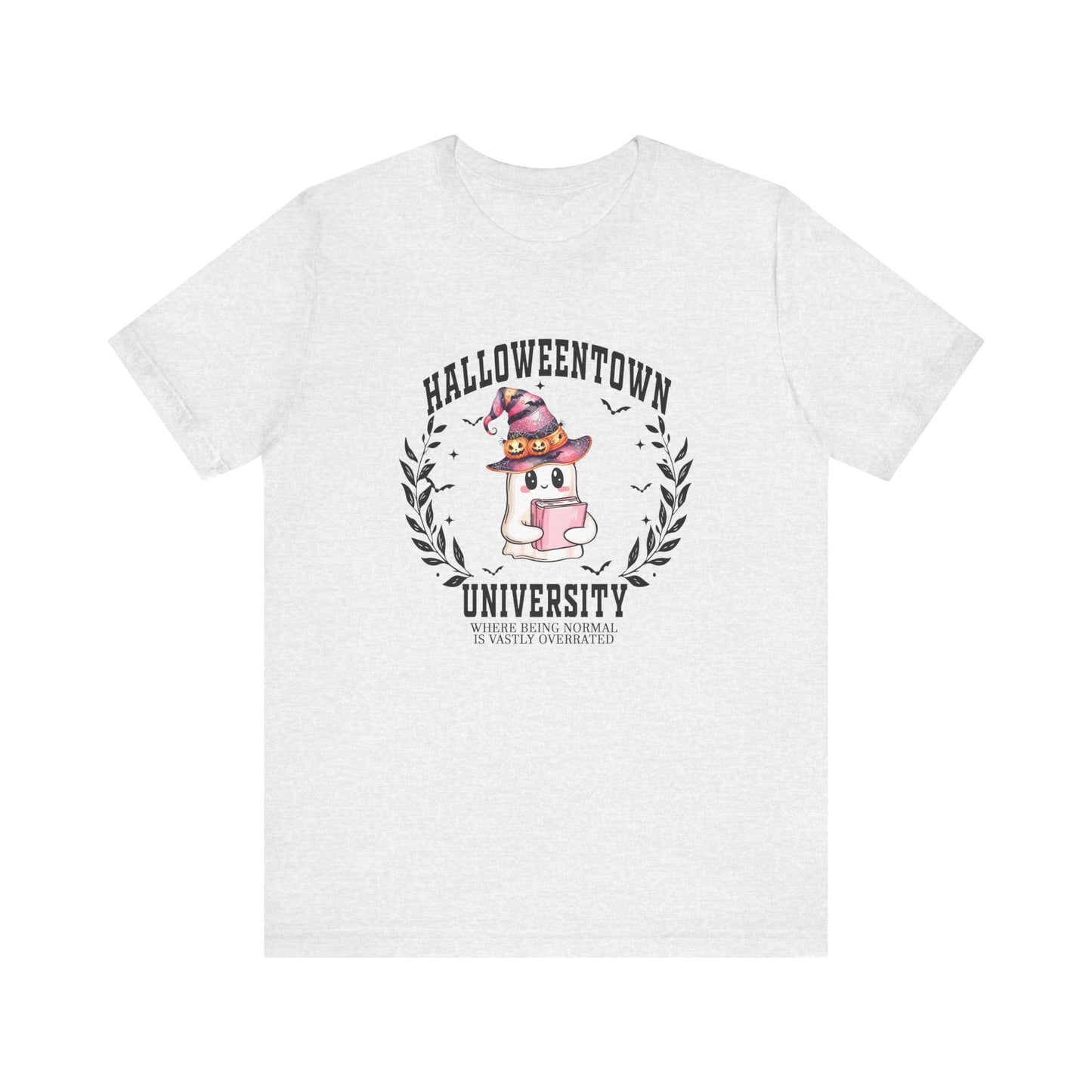 Halloweentown University Ghost Tee Cute, Quirky Proudly Not Normal Halloween T-Shirt, Unisex Tee, Perfect for Halloween Parties, Costume