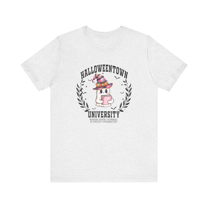 Halloweentown University Ghost Tee Cute, Quirky Proudly Not Normal Halloween T-Shirt, Unisex Tee, Perfect for Halloween Parties, Costume