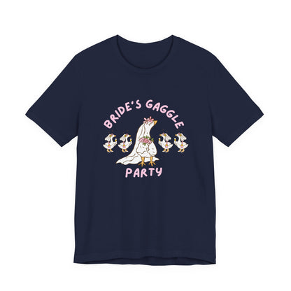 Bride's Gaggle Party Tee, Silly Goose Bachelorette Shirt