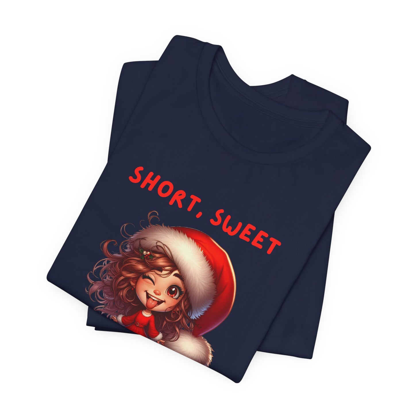 Short & Sweet Sassy Elf Holiday Tee