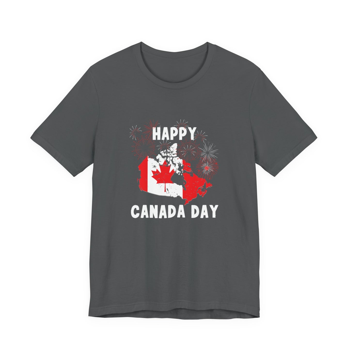 Happy Canada Day Fireworks Unisex Tee