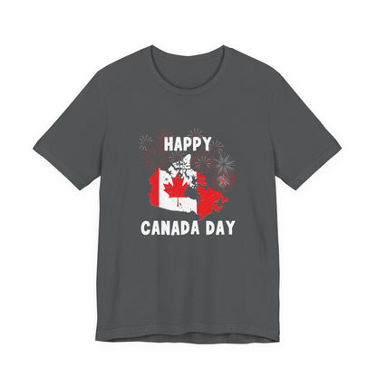 Happy Canada Day Fireworks Unisex Tee