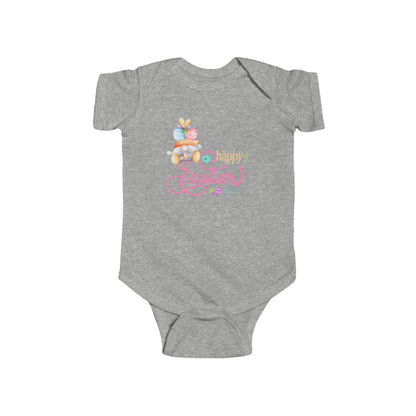"Happy Easter" Gnome Baby Onesie