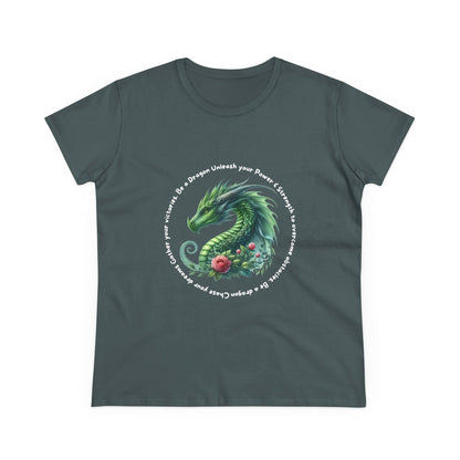 Be a Dragon Unleash your power and Strength Women's  Semi FittedTee