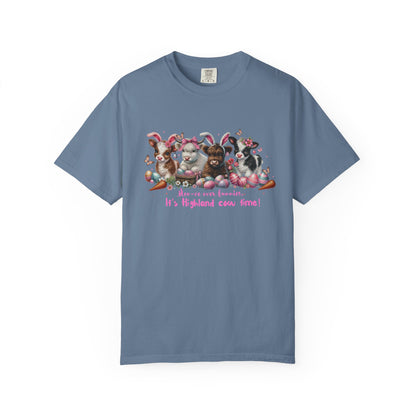 Moo-ve over Bunnies "It's Highland Cow Time!" | Unisex Tee