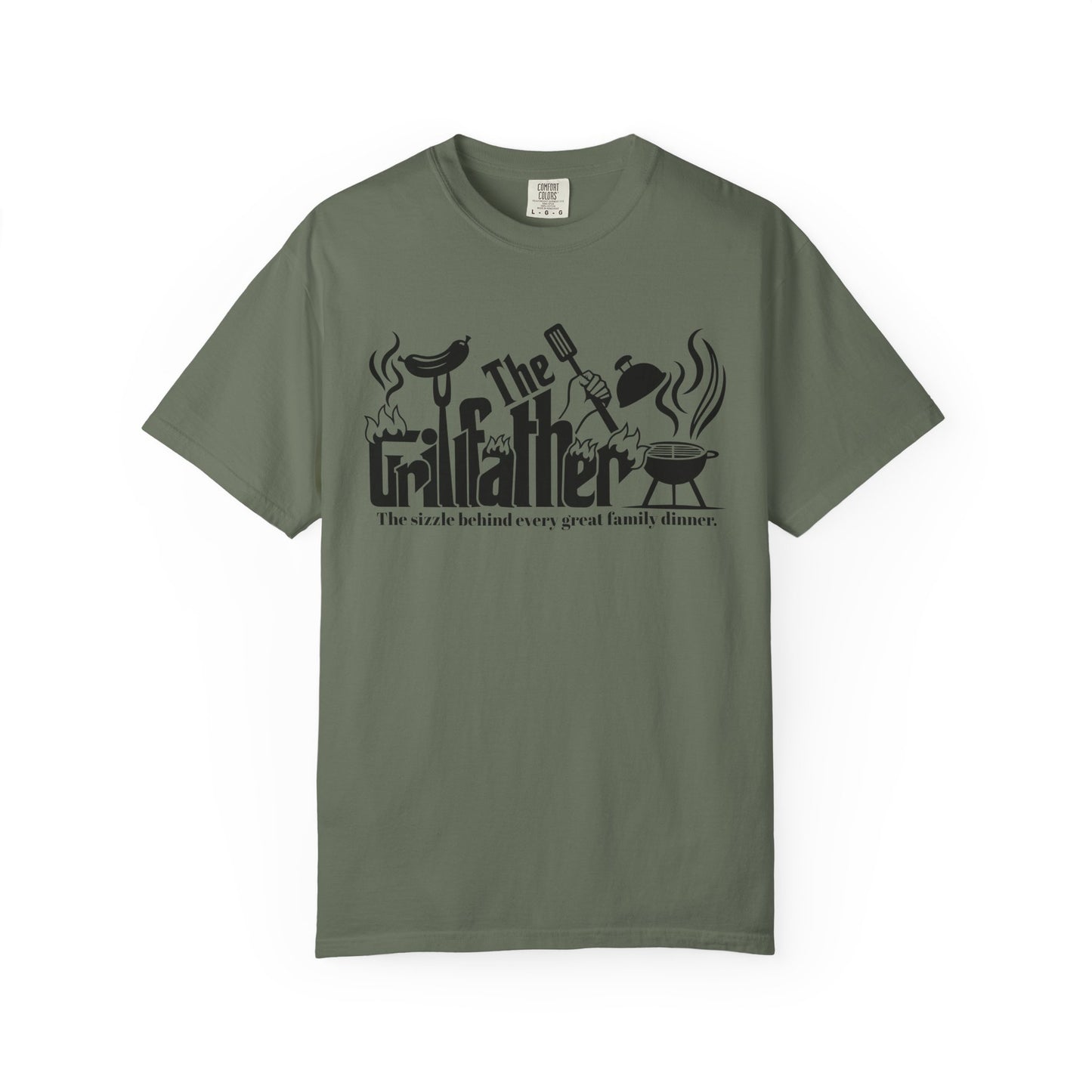 The Grillfather the sizzle behind every great family dinner T-Shirt