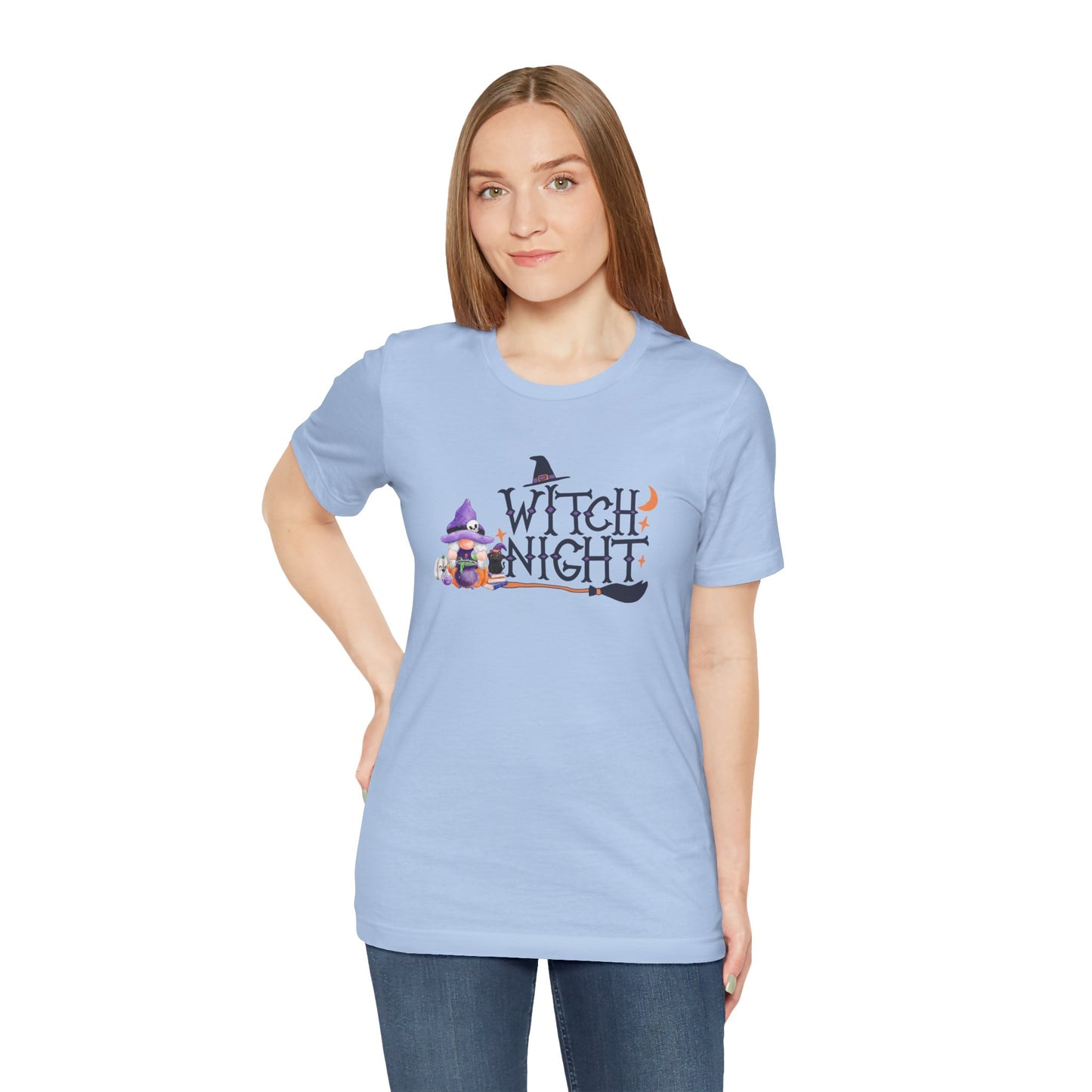 Witch Night Gnome Tee Spooky, Whimsical, and Full of Charm T-Shirt