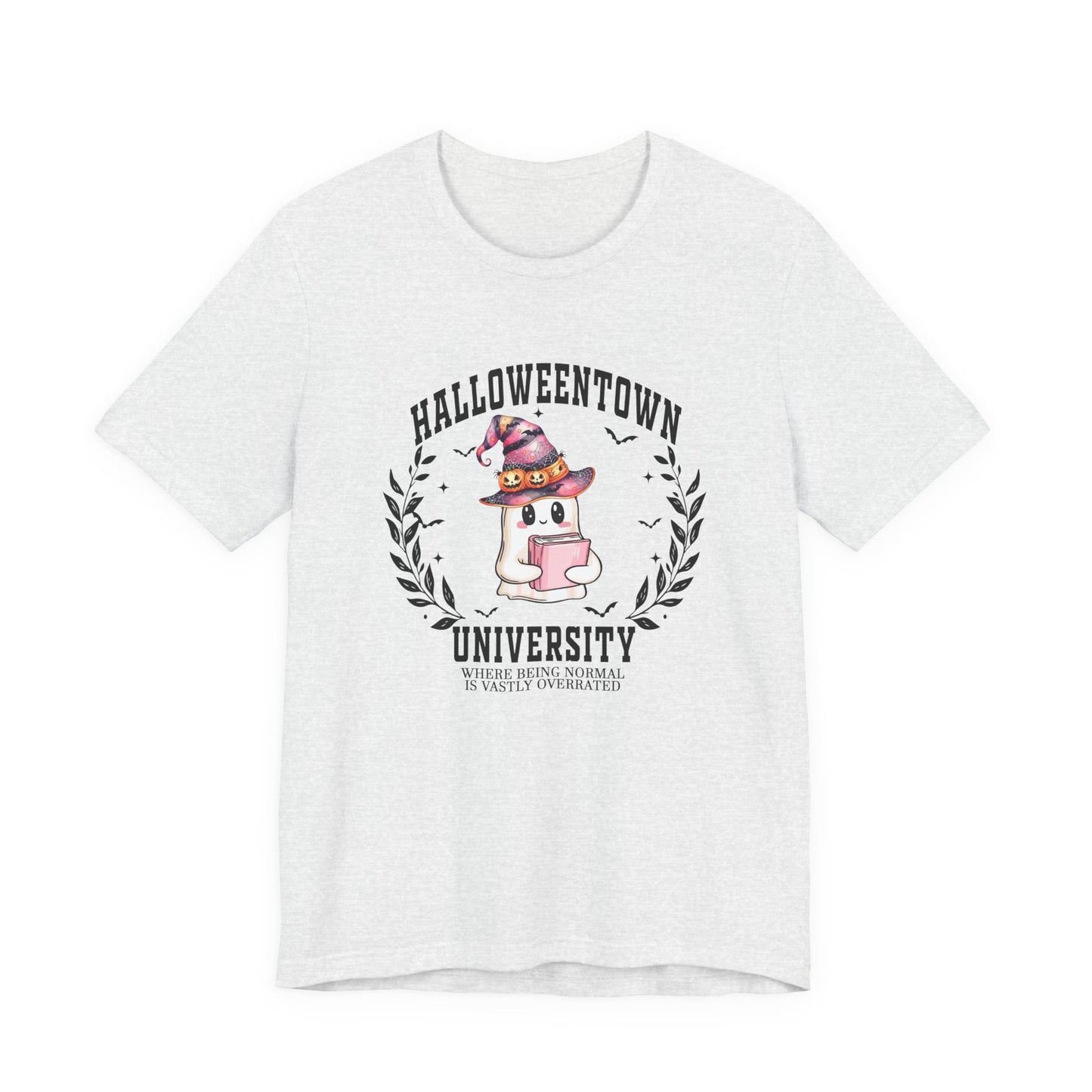 Halloweentown University Ghost Tee Cute, Quirky Proudly Not Normal Halloween T-Shirt, Unisex Tee, Perfect for Halloween Parties, Costume