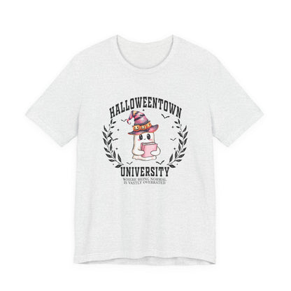 Halloweentown University Ghost Tee Cute, Quirky Proudly Not Normal Halloween T-Shirt, Unisex Tee, Perfect for Halloween Parties, Costume