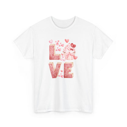 Stacked "Love" Cupcake Tee