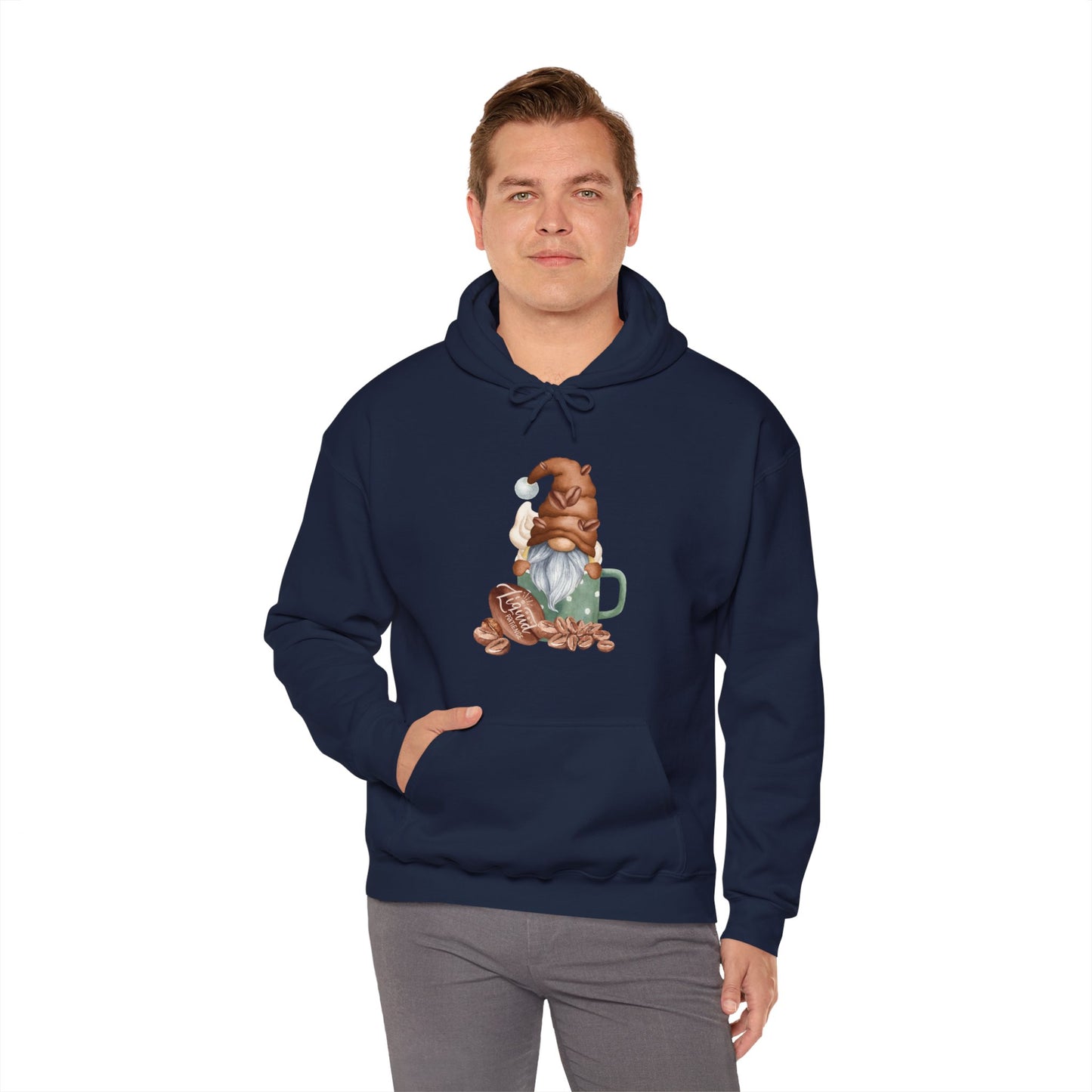 Coffee Gnome Unisex Hoodie, Cozy Sweatshirt for Coffee Lovers, Perfect Gift for Birthdays, Holidays, Gnome Merchandise, Cute Apparel