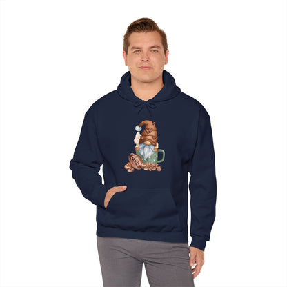 Coffee Gnome Unisex Hoodie, Cozy Sweatshirt for Coffee Lovers, Perfect Gift for Birthdays, Holidays, Gnome Merchandise, Cute Apparel
