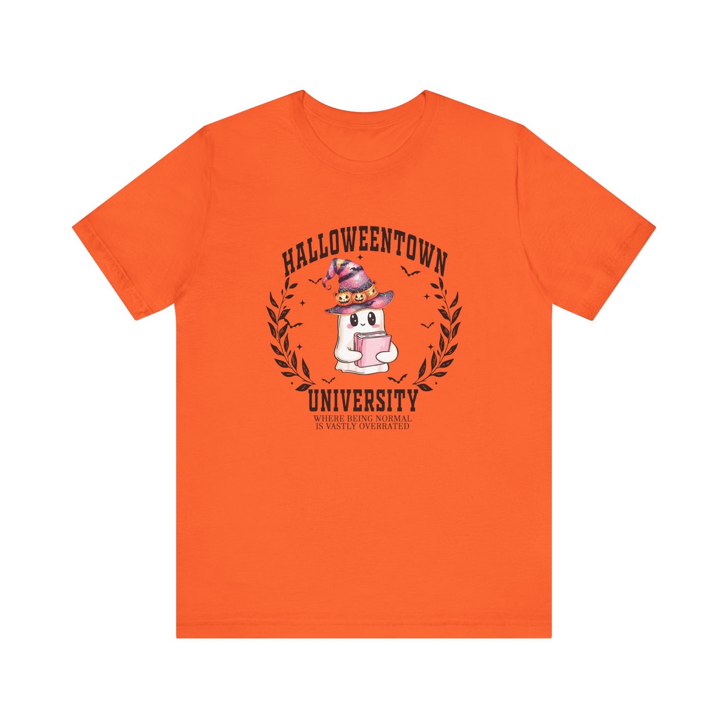 Halloweentown University Ghost Tee Cute, Quirky Proudly Not Normal Halloween T-Shirt, Unisex Tee, Perfect for Halloween Parties, Costume