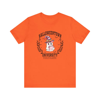 Halloweentown University Ghost Tee Cute, Quirky Proudly Not Normal Halloween T-Shirt, Unisex Tee, Perfect for Halloween Parties, Costume