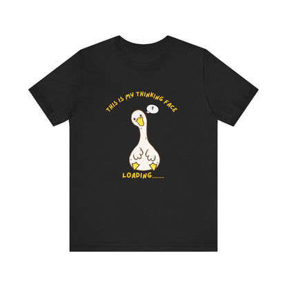 This Is My Thinking Face Funny Silly Goose Shirt