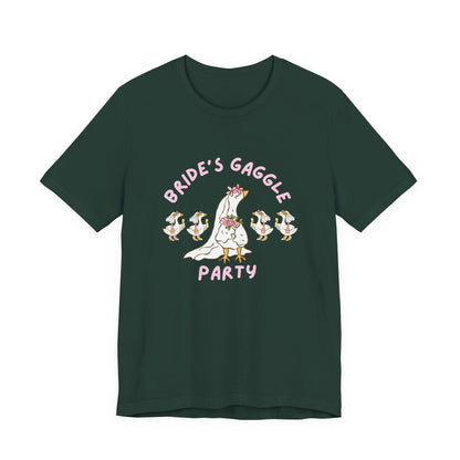 Bride's Gaggle Party Tee, Silly Goose Bachelorette Shirt