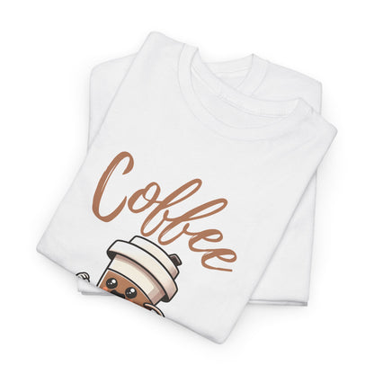 Coffee on the Run" Fueled by Caffeine and Laughter! Coffee Lover's Unisex Tee