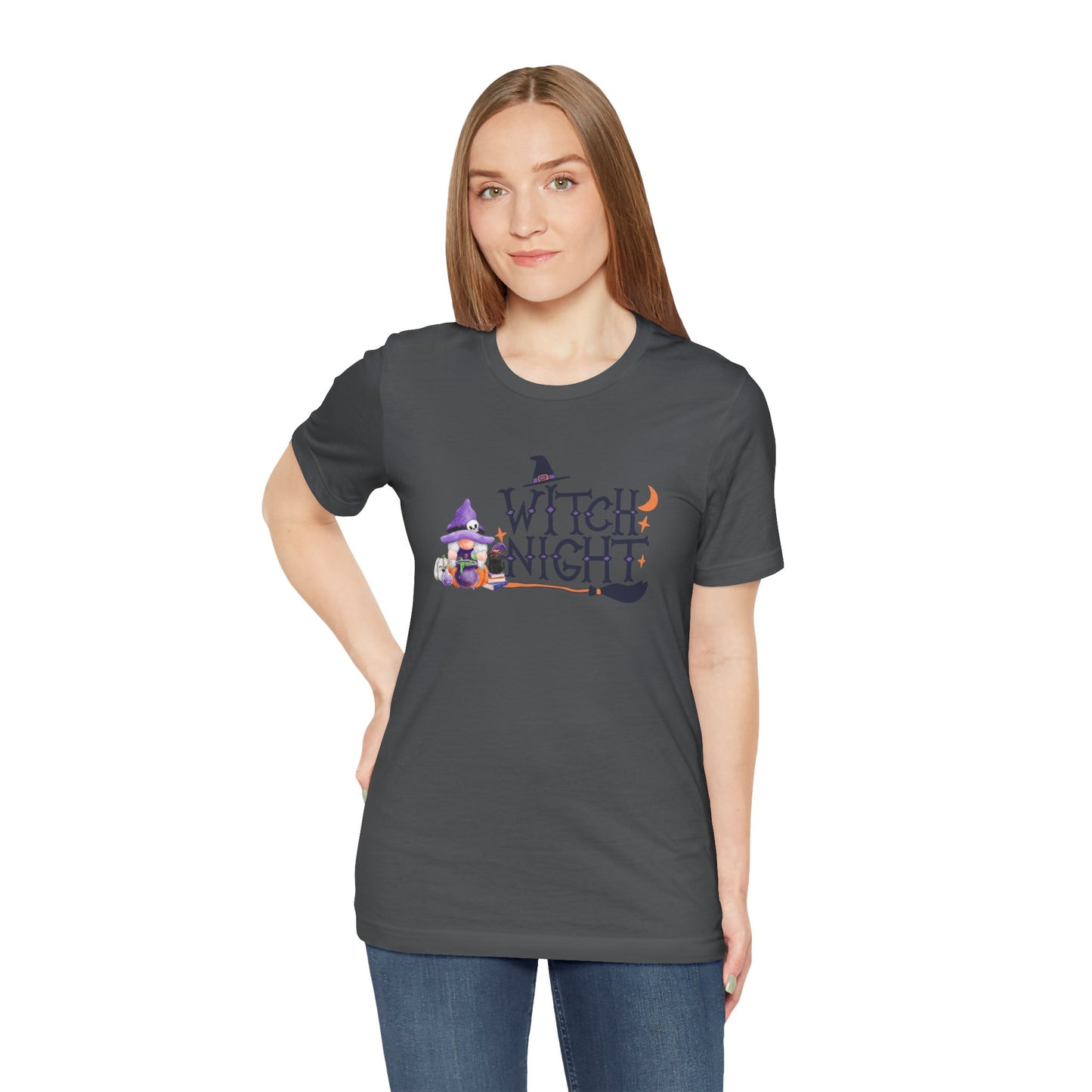 Witch Night Gnome Tee Spooky, Whimsical, and Full of Charm T-Shirt