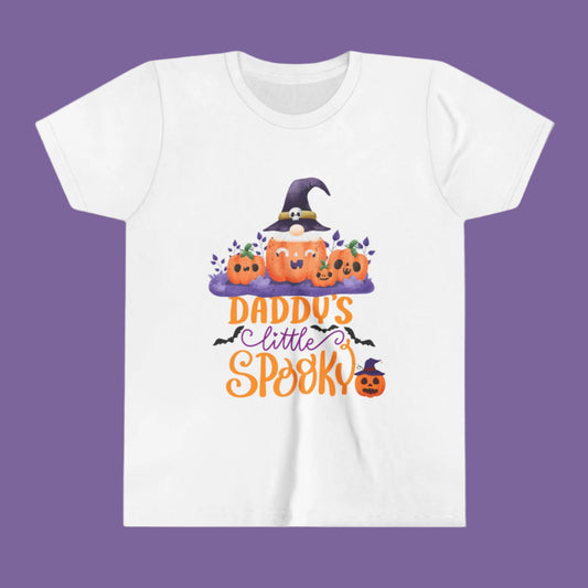 "Daddy's little Spooky" Halloween Gnome Youth Tee