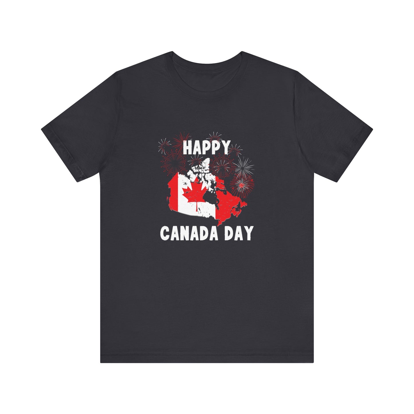 Happy Canada Day Fireworks Unisex Tee