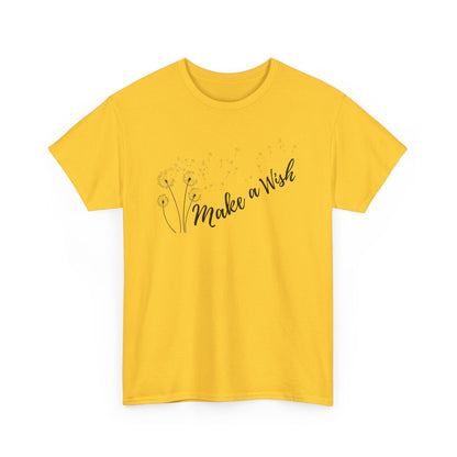 Make a Wish T-shirt, dandelion seeds tee