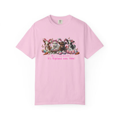 Moo-ve over Bunnies "It's Highland Cow Time!" | Unisex Tee