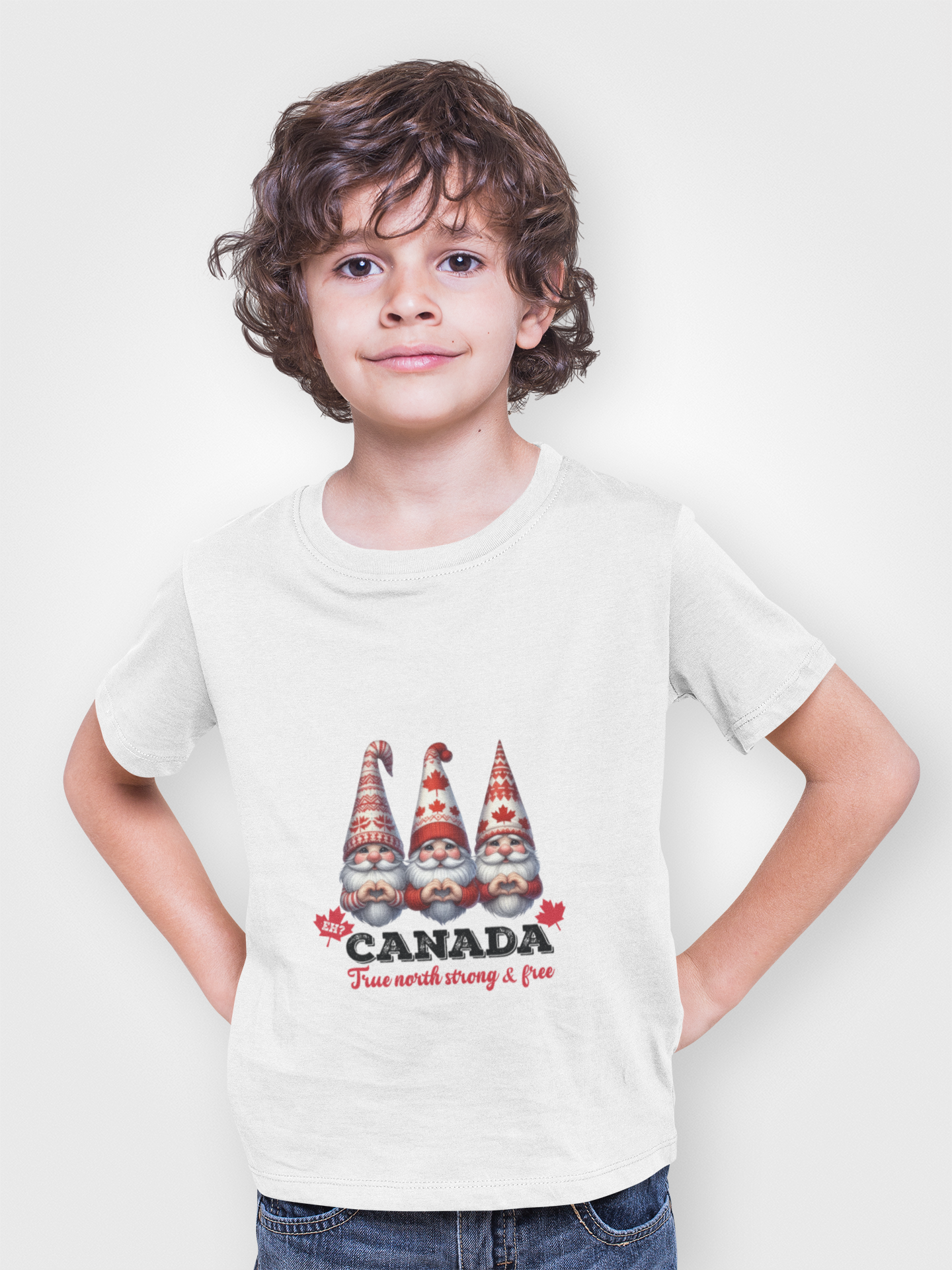 Gnome Sweet Gnome: Canada Edition Kids Tee