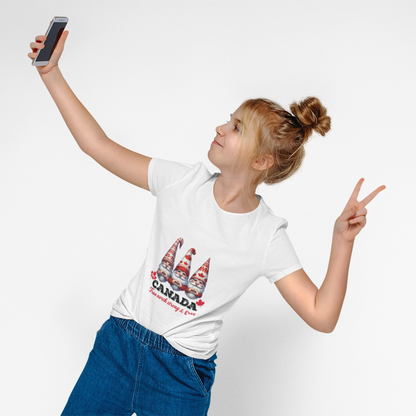 Gnome Sweet Gnome: Canada Edition Kids Tee