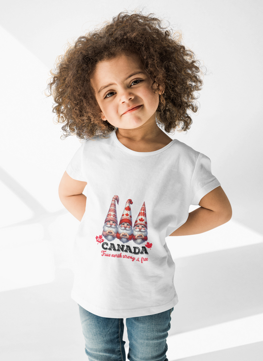 Gnome Sweet Gnome: Canada Edition Kids Tee