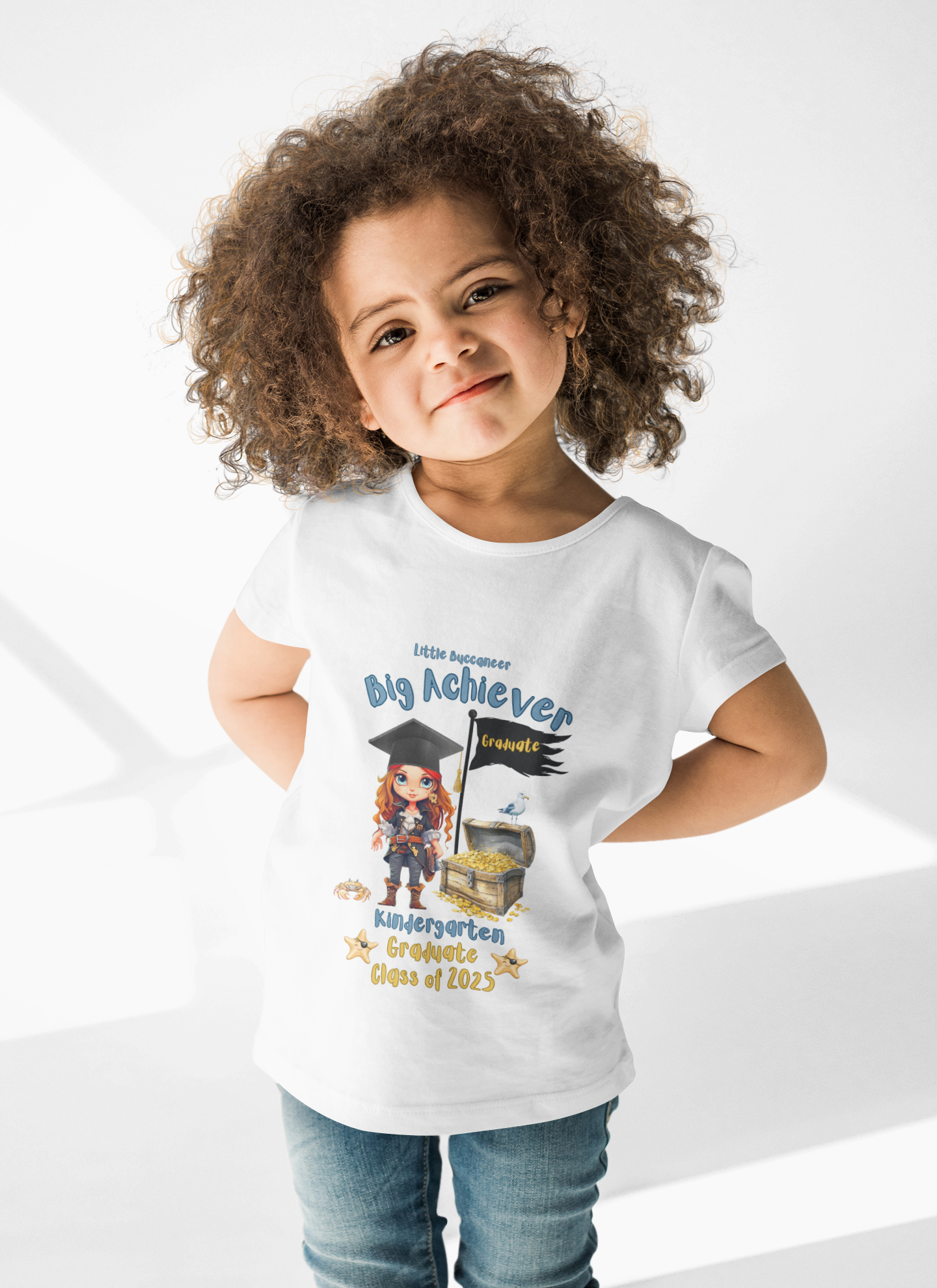 Little Buccaneer, Big Achiever! Kindergarten Graduate Tee – Girl Pirate, Class of 2025 Big Achiever Kindergarten Grad Shirt | Fun School Celebration Apparel, Kid's Graduation Gift, [...]