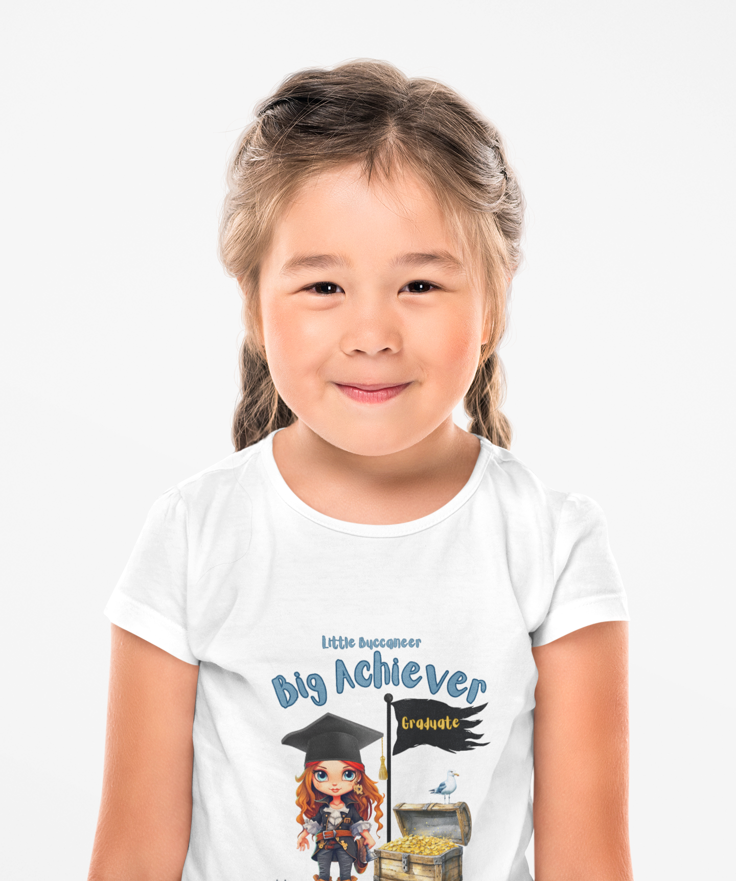 Little Buccaneer, Big Achiever! Kindergarten Graduate Tee – Girl Pirate, Class of 2025 Big Achiever Kindergarten Grad Shirt | Fun School Celebration Apparel, Kid's Graduation Gift, [...]