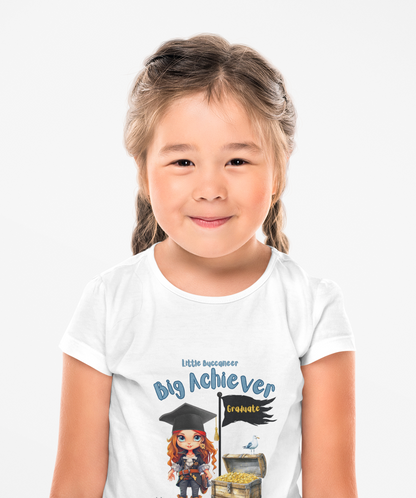 Little Buccaneer, Big Achiever! Kindergarten Graduate Tee – Girl Pirate, Class of 2025 Big Achiever Kindergarten Grad Shirt | Fun School Celebration Apparel, Kid's Graduation Gift, [...]