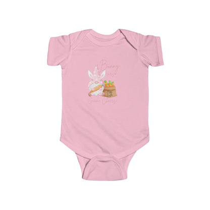 "Cute Bunny Ears & Gnome Cheers" Onesie