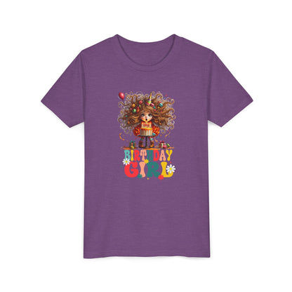 Birthday Girl blow out your candles Youth Tee