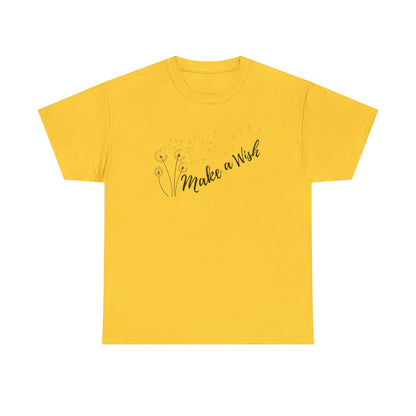 Make a Wish T-shirt, dandelion seeds tee