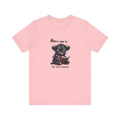 Moo-ving One chapter at a time, Reading Highland Cow Classic Fit Tee