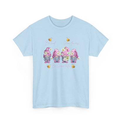 "Bee Kind, Grow Flowers, Be Gnome-tastic" Cute Garden Gnomes
