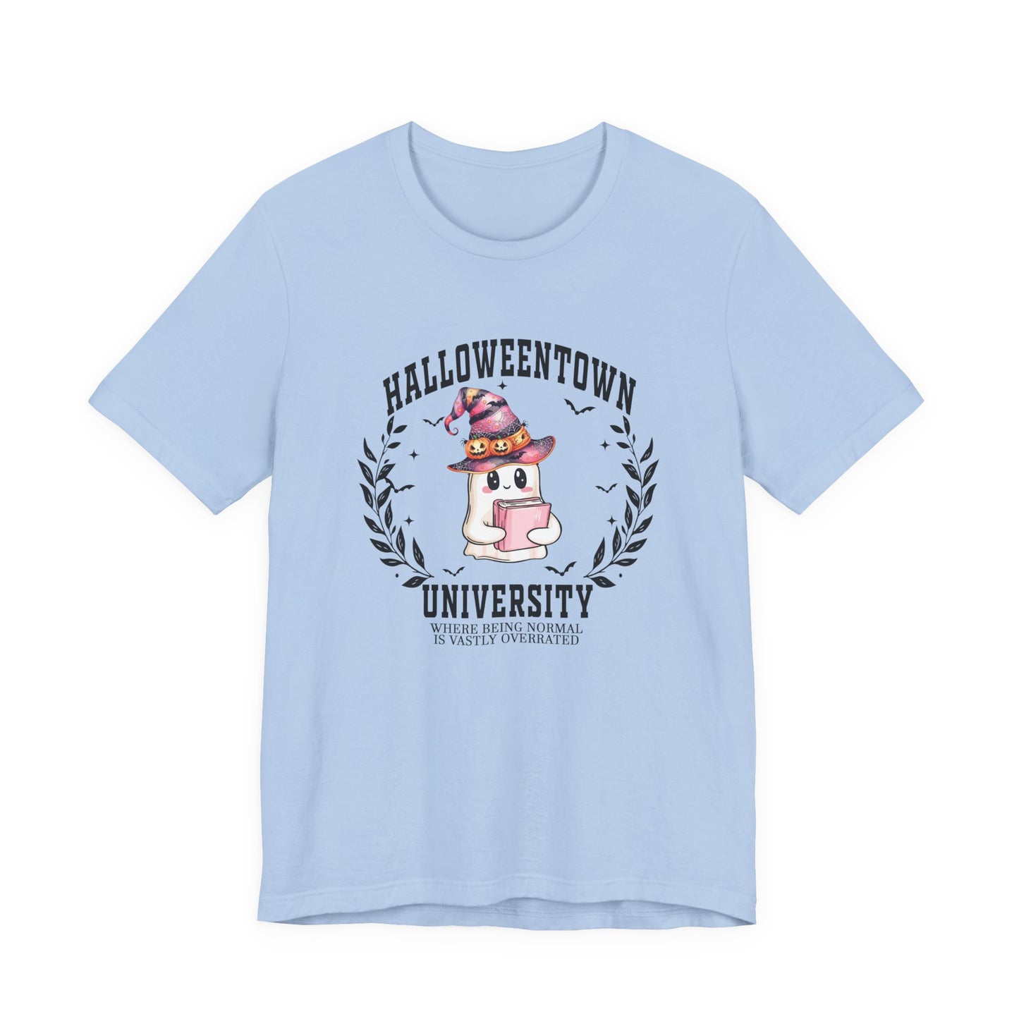 Halloweentown University Ghost Tee Cute, Quirky Proudly Not Normal Halloween T-Shirt, Unisex Tee, Perfect for Halloween Parties, Costume