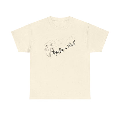 Make a Wish T-shirt, dandelion seeds tee