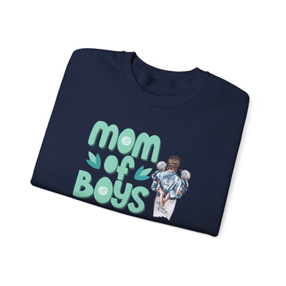 Mom of Boys: "Double the Love, Double the Trouble" Crewneck Sweatshirt - Cute Gift for Moms, Mother's Day gift , Birthday Gift Ideas
