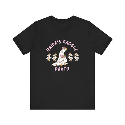 Bride's Gaggle Party Tee, Silly Goose Bachelorette Shirt