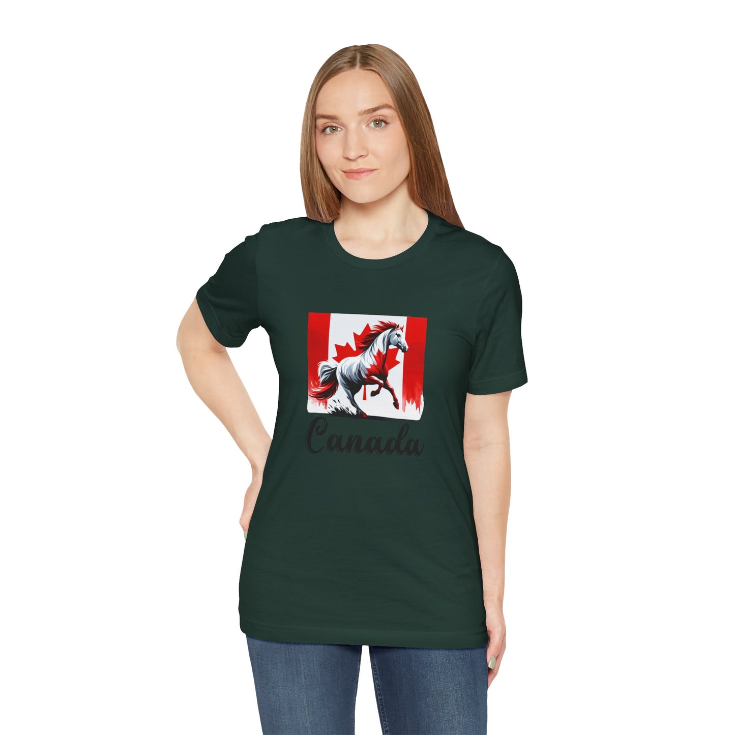Galloping Proud: Canadian Horse Unisex Tee